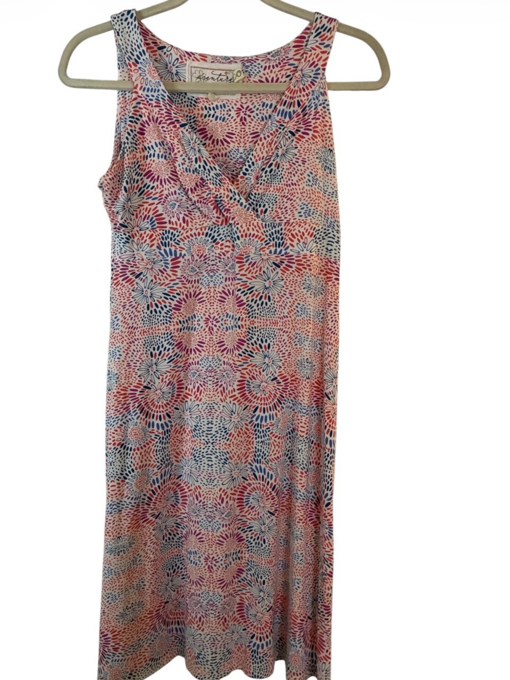 Aventura Womens paisley like tank dress Sz M